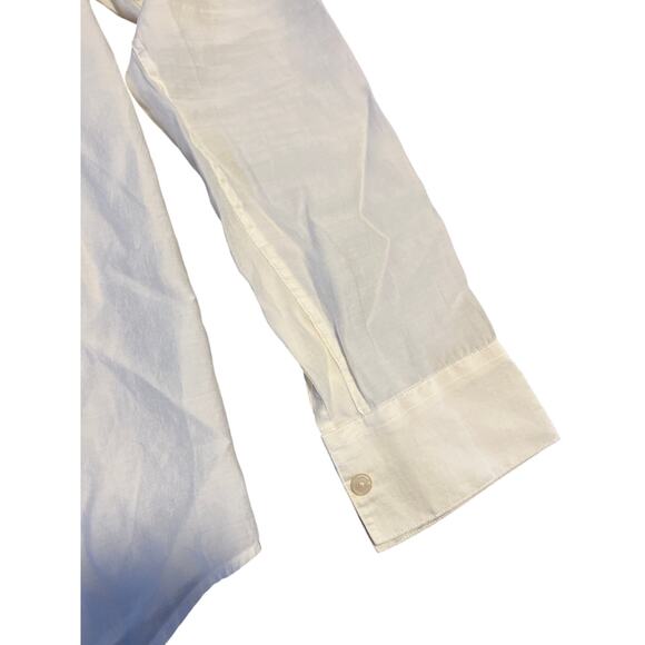 Zara Men's Collar Button up Dress Long sleeve Shirt Regular Fit Size Medium - Picture 5 of 7